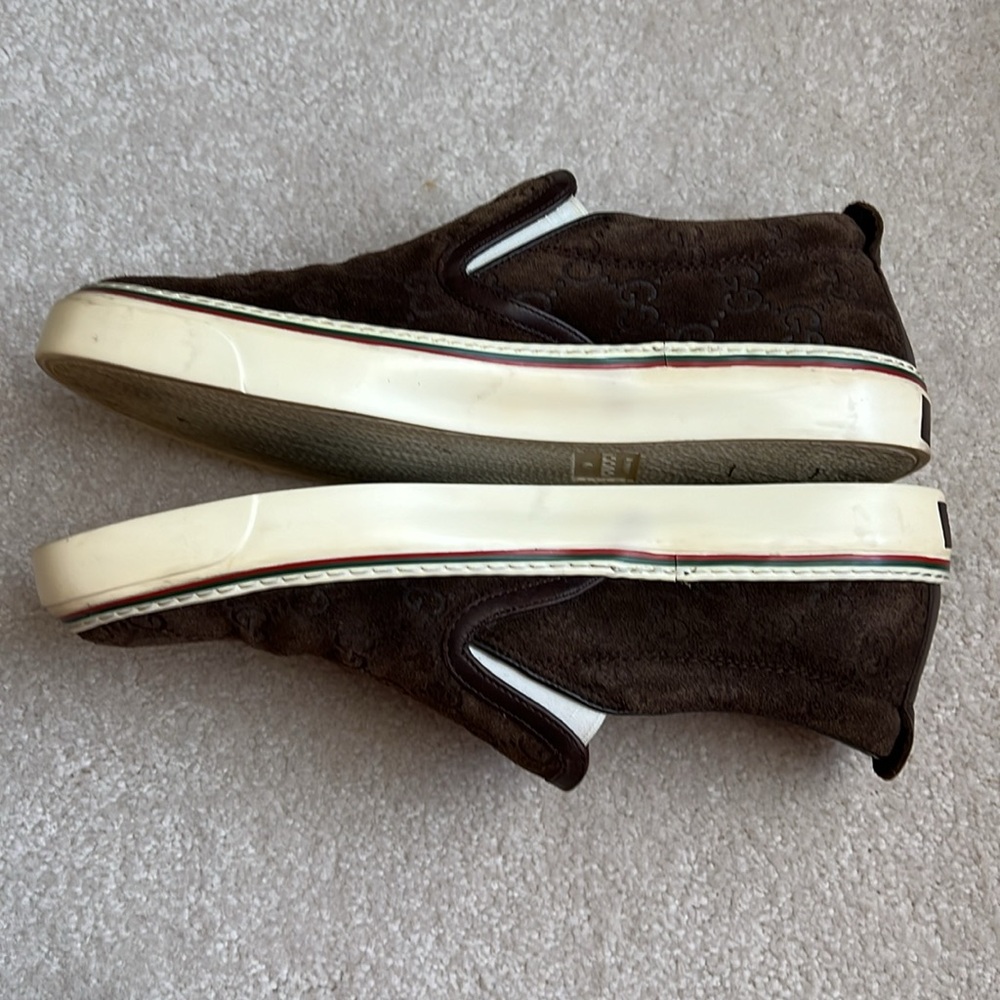 Gucci Men’s Monogram GG Slip-on Sneaker 7.5 - Picture 7 of 10